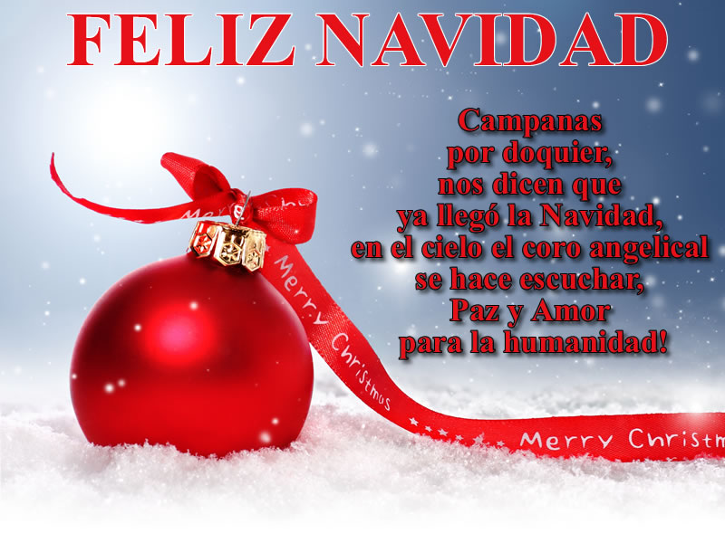 Fotos con frases de Navidad para felicitar la Navidad