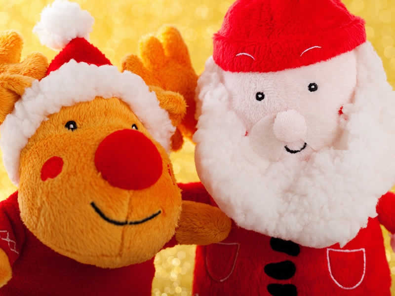 Papá Noel y reno
